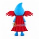 Red Cape Water Drop Mascot Costume Red Cape Water Drop Mascot Costume
