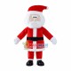 Showing Short Santa Claus Mascot Costume Showing Short Santa Claus Mascot Costume