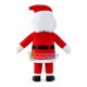 Showing Short Santa Claus Mascot Costume Showing Short Santa Claus Mascot Costume
