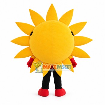 Sunglasses Sunflower Mascot Costume