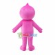 Pink Cartoon Doll Qoo Mascot Costume Pink Cartoon Doll Qoo Mascot Costume