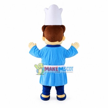 Chef Of Japanese Sushi Restaurant Mascot Costume