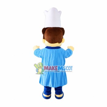 Chef Of Japanese Sushi Restaurant Mascot Costume