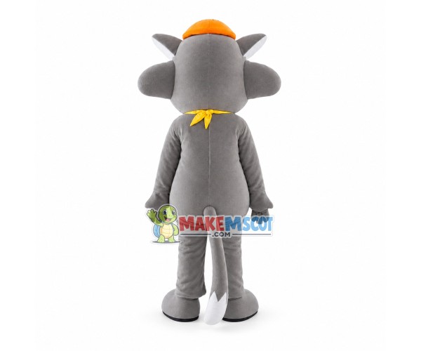 Fashion Cartoon Gray Wolffy Mascot Costume Fashion Cartoon Gray Wolffy Mascot Costume
