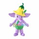 Little Violet Elephant Mascot Costume With Morning Glory Little Violet Elephant Mascot Costume With Morning Glory