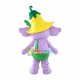 Little Violet Elephant Mascot Costume With Morning Glory Little Violet Elephant Mascot Costume With Morning Glory