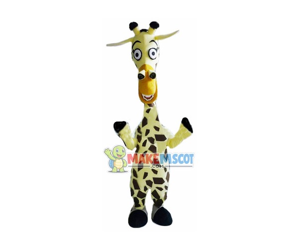 Funny Protruding Nose Giraffe Mascot Costume