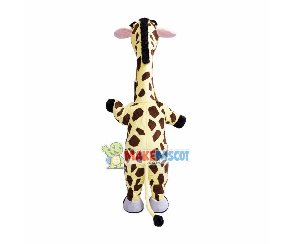 Funny Protruding Nose Giraffe Mascot Costume