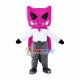 Purple Cloak Demon Mascot Costume Purple Cloak Demon Mascot Costume