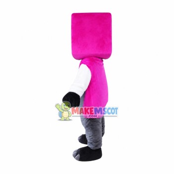 Purple Cloak Demon Mascot Costume