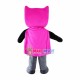 Purple Cloak Demon Mascot Costume Purple Cloak Demon Mascot Costume