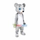 Glad Tall Gray Bear Mascot Costume Glad Tall Gray Bear Mascot Costume