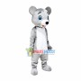 Glad Tall Gray Bear Mascot Costume