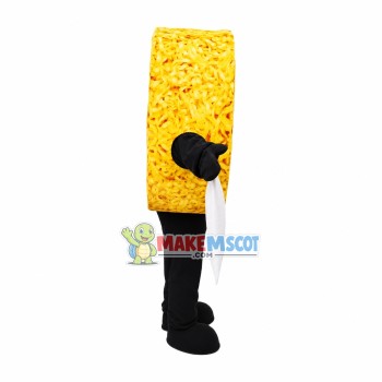 Instant Noodle Cake Mascot Costume Instant Noodle Cake Mascot Costume
