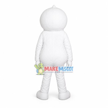 All Over White Smile Doll Mascot Costume All Over White Smile Doll Mascot Costume