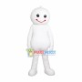 All Over White Smile Doll Mascot Costume