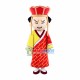 Earmuffs Cartoon Xuan Zang Mascot Costume Earmuffs Cartoon Xuan Zang Mascot Costume