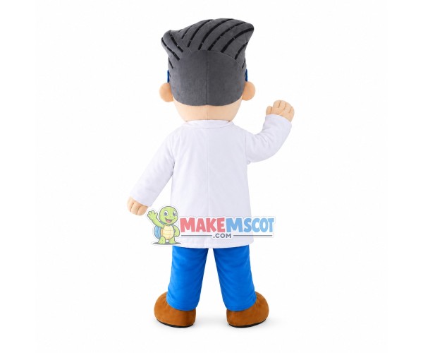 Outstanding Senior Scientist Mascot Costume Outstanding Senior Scientist Mascot Costume