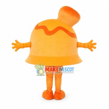 Mango Pudding Cartoon Mascot Costume Mango Pudding Cartoon Mascot Costume