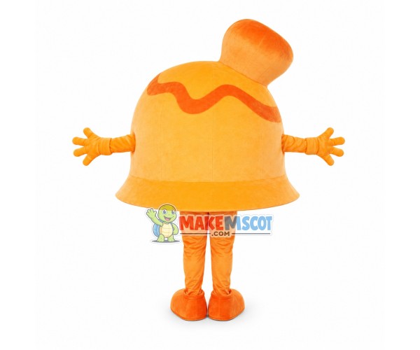 Mango Pudding Cartoon Mascot Costume Mango Pudding Cartoon Mascot Costume