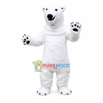 Power Polar Bear Mascot Costume