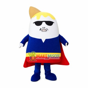 Ice Cream Superman Mascot Costume