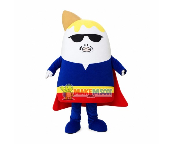 Ice Cream Superman Mascot Costume