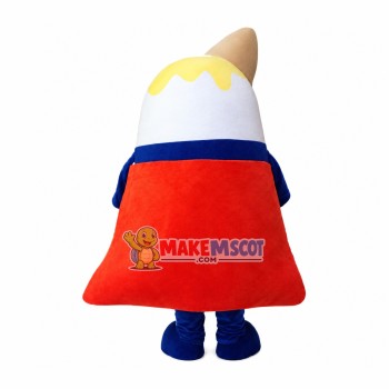 Ice Cream Superman Mascot Costume Ice Cream Superman Mascot Costume