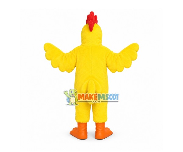 Yellow Plush Big Cock Mascot Costume Yellow Plush Big Cock Mascot Costume