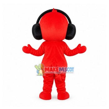 Music Headphone Doll Mascot Costume Music Headphone Doll Mascot Costume