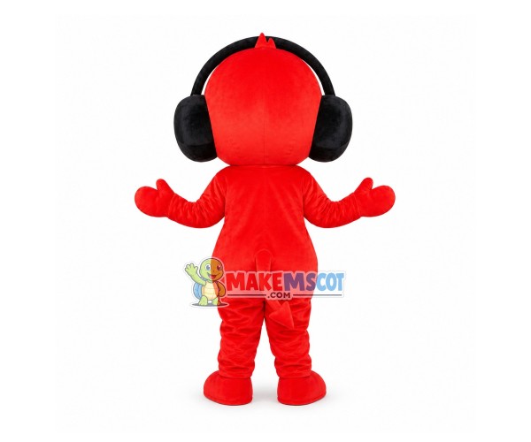 Music Headphone Doll Mascot Costume Music Headphone Doll Mascot Costume