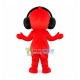 Music Headphone Doll Mascot Costume Music Headphone Doll Mascot Costume