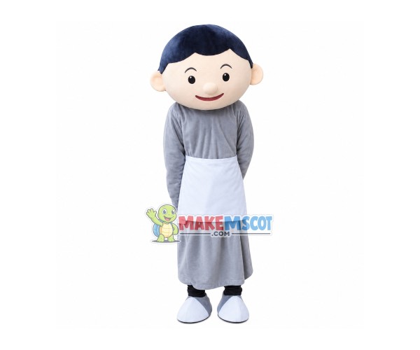 Active Young Apprentice Mascot Costume