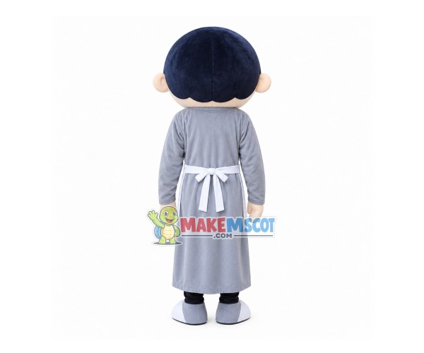 Active Young Apprentice Mascot Costume Active Young Apprentice Mascot Costume