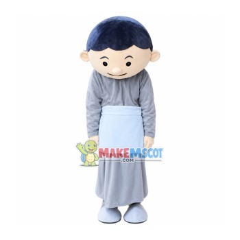 Active Young Apprentice Mascot Costume