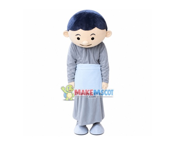 Active Young Apprentice Mascot Costume