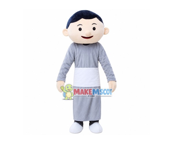 Active Young Apprentice Mascot Costume