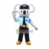 The Majestic Koala Police Mascot Costume