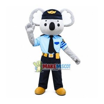 The Majestic Koala Police Mascot Costume The Majestic Koala Police Mascot Costume