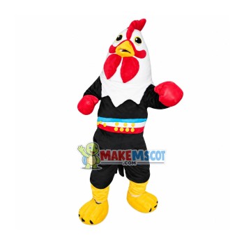 Strong Boxer Chicken Mascot Costume Strong Boxer Chicken Mascot Costume