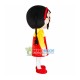 Korean Braided Little Girl Mascot Costume Korean Braided Little Girl Mascot Costume