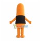 Buck Teeth Ham Sausage Mascot Cartoon Costume Buck Teeth Ham Sausage Mascot Cartoon Costume