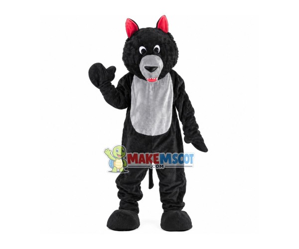 Moderate Black Bear Mascot Costume Moderate Black Bear Mascot Costume
