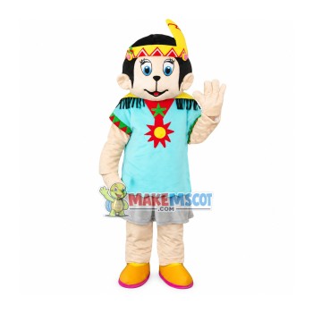 Native Leader Monkey Mascot Costume