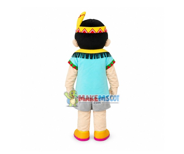 Native Leader Monkey Mascot Costume Native Leader Monkey Mascot Costume