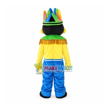 Joyous Indigenous Monkey Mascot Costume Joyous Indigenous Monkey Mascot Costume