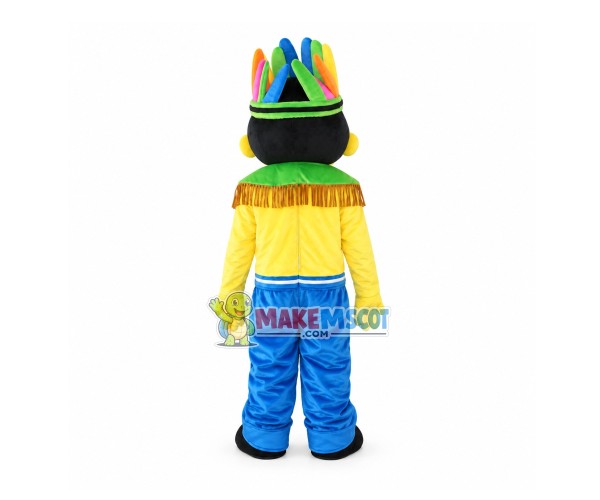 Joyous Indigenous Monkey Mascot Costume Joyous Indigenous Monkey Mascot Costume