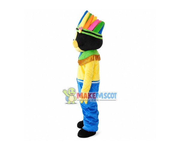 Joyous Indigenous Monkey Mascot Costume Joyous Indigenous Monkey Mascot Costume