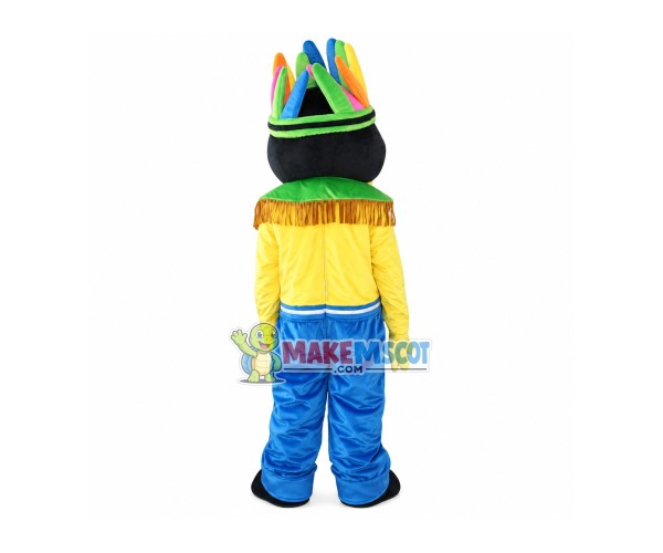 Joyous Indigenous Monkey Mascot Costume Joyous Indigenous Monkey Mascot Costume