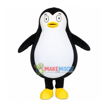 Sluggish Chubby Penguin Mascot Costume